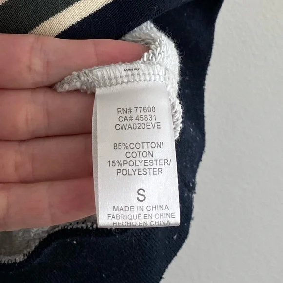 Evereve Nova Varsity Stripe Sweatshirt - Picture 5 of 6